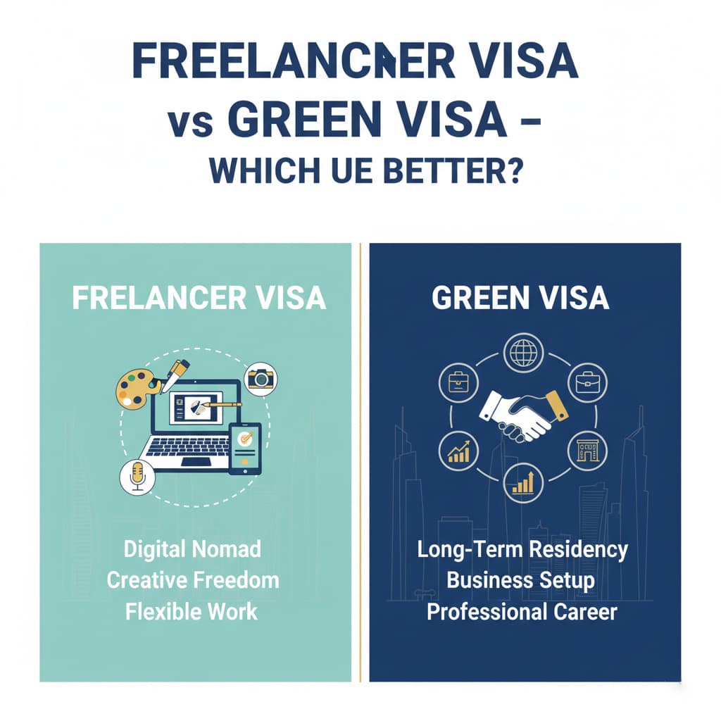 Freelancer Visa vs Green Visa – Which Is Better?