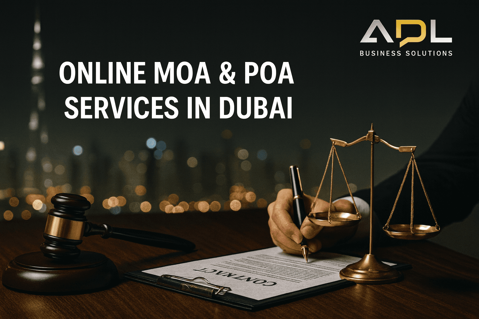 Step-by-Step Guide to Online MOA & POA Services in Dubai