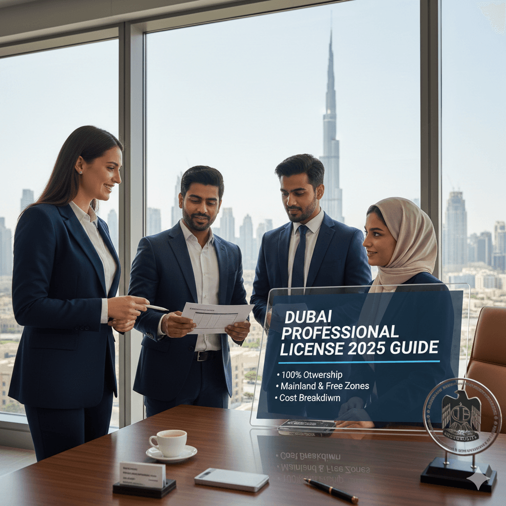 Cost of Professional License in Dubai – 2025 Guide