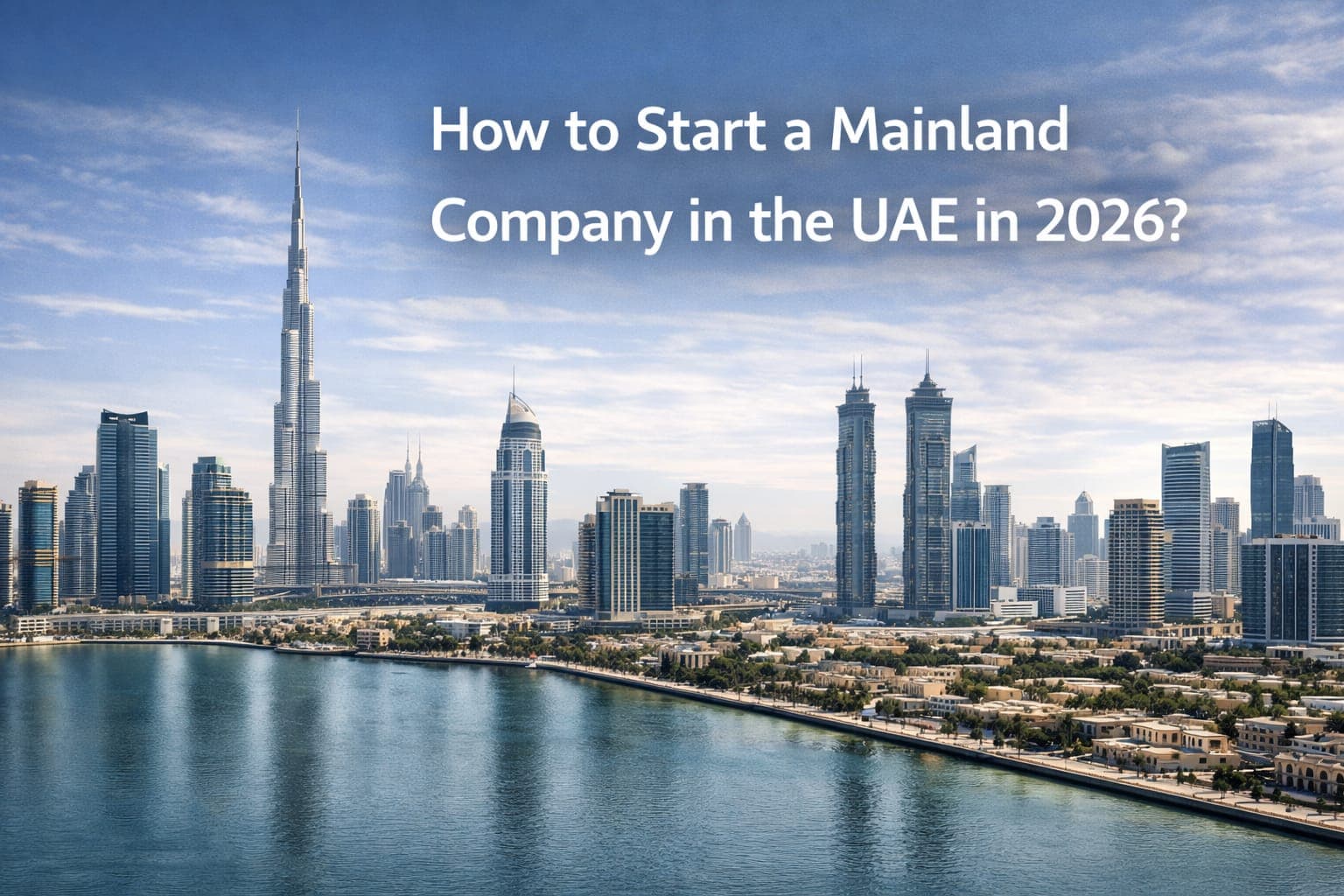 How to start a Mainland Company in the UAE in 2026?