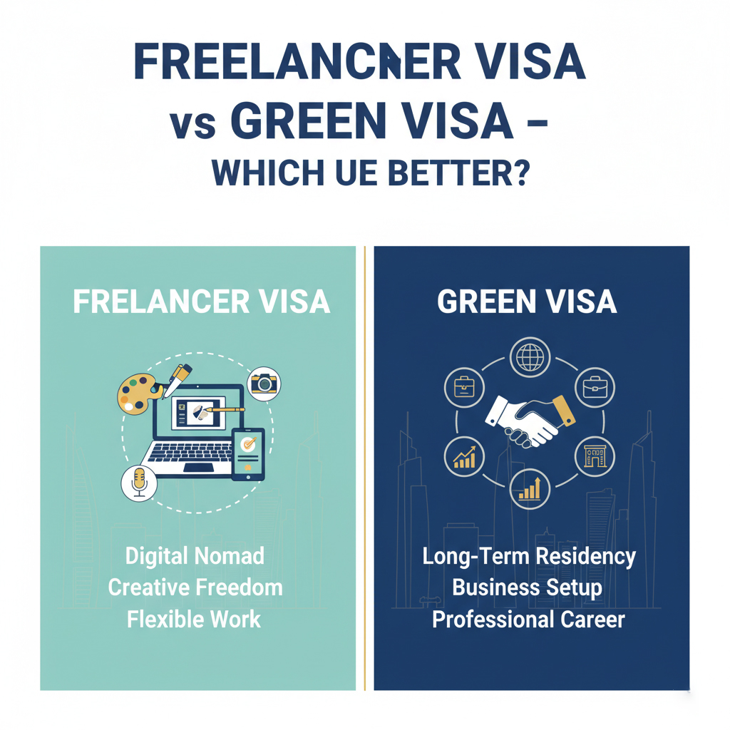 Freelancer Visa vs Green Visa – Which Is Better?