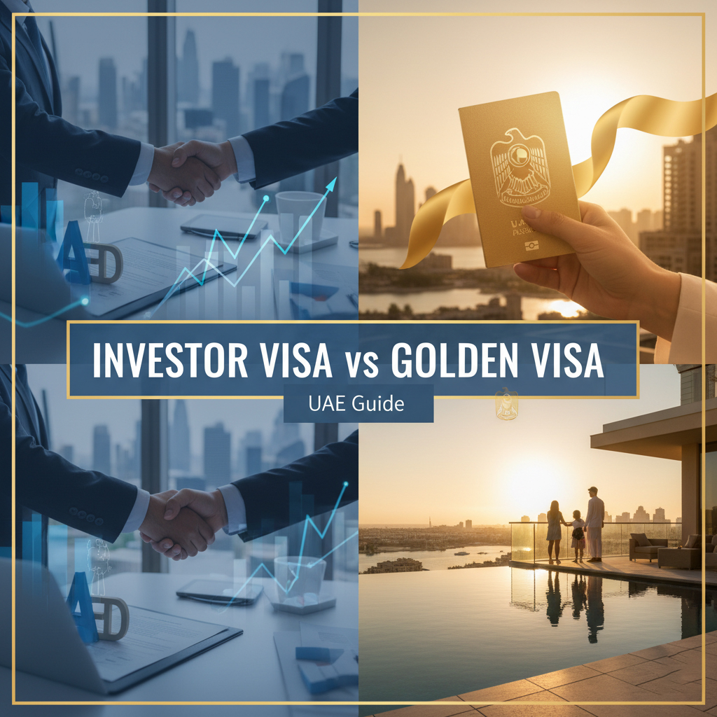 Investor Visa vs Golden Visa – UAE Guide