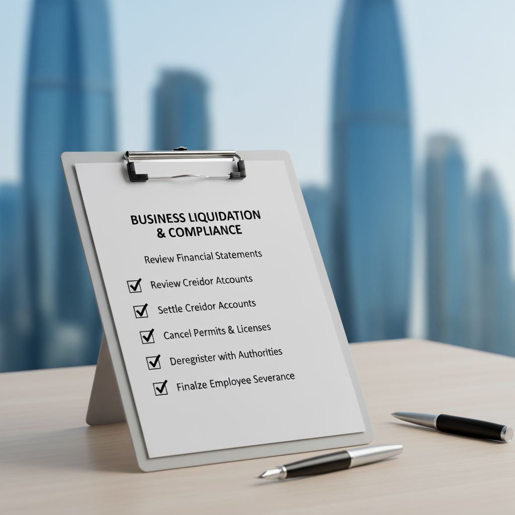 Essential Checklist for Company Liquidation in UAE