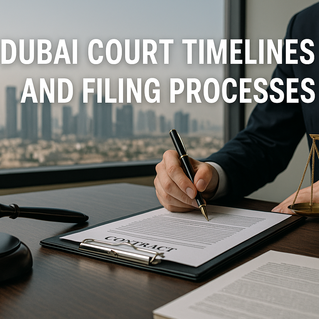 Understanding Dubai Court Timelines and Filing Processes