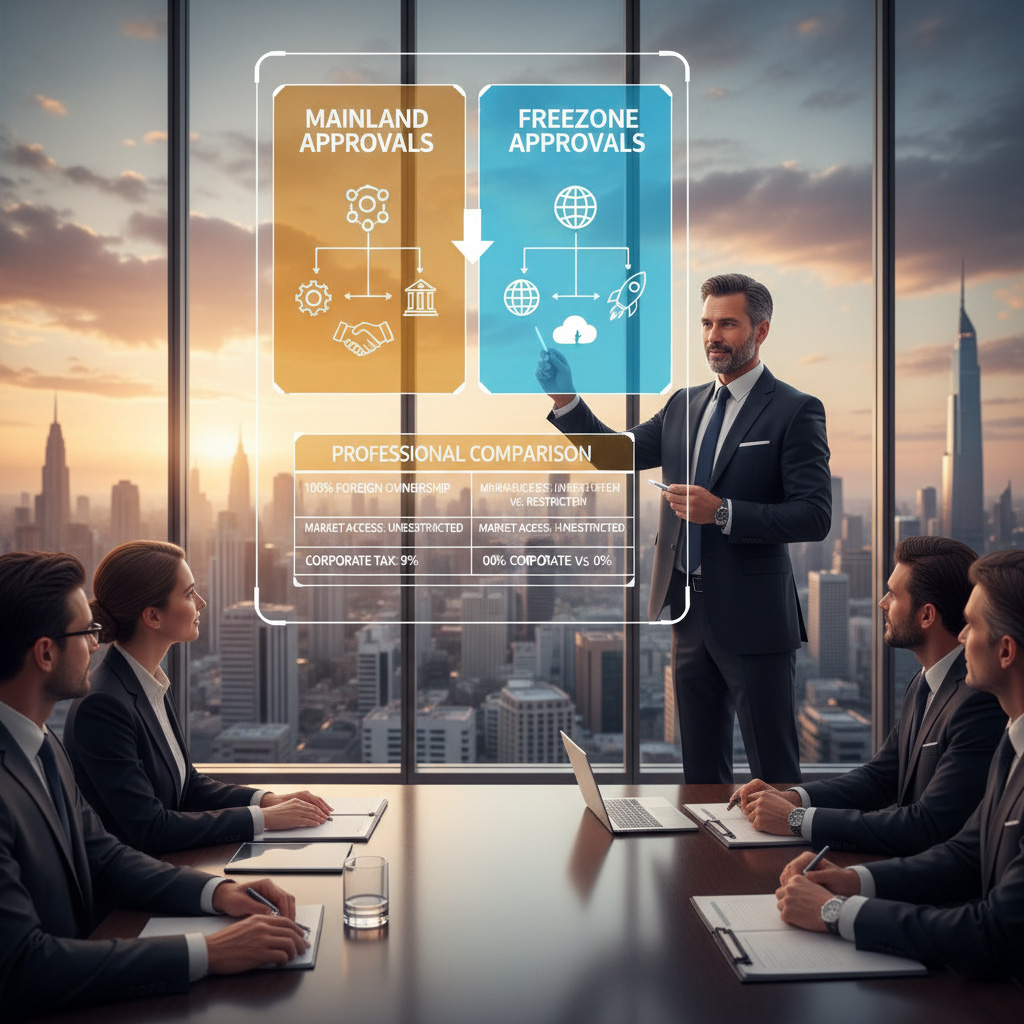 Step-by-Step Process for Freezone and Mainland Approvals
